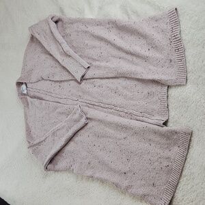 Old Navy lavender purple heathered long cardigan sweater small